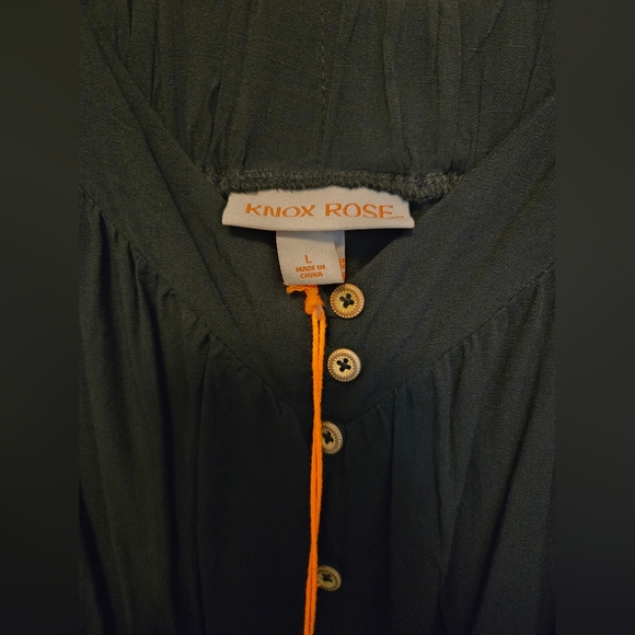 NWT Knox Rose Black Sundress Large - Picture 3 of 4